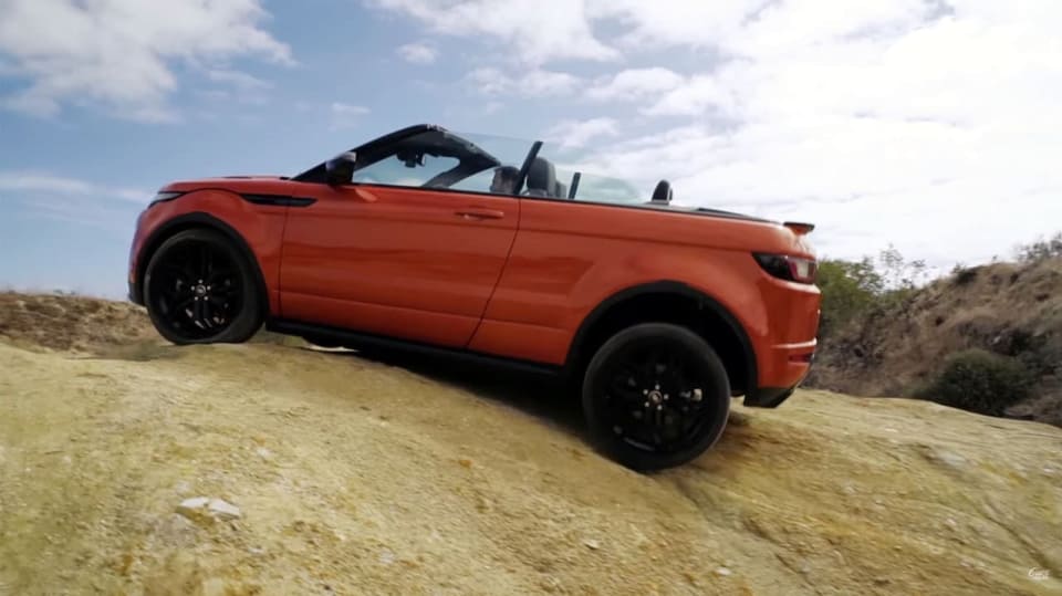Range Rover Evoque jako offroad.